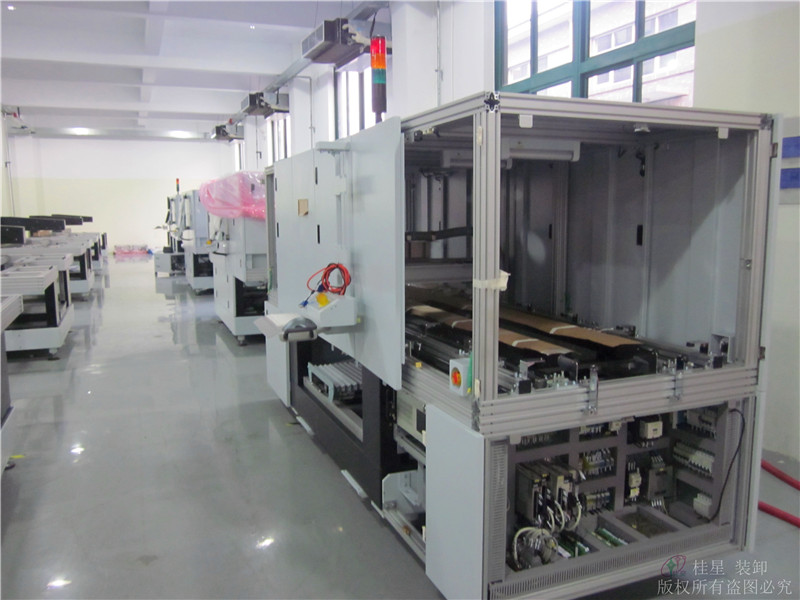 激光機定位安裝