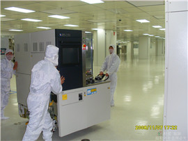 無塵室設備搬運工程