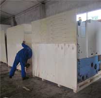 機械設(shè)備現(xiàn)場包裝